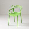 Cafe Replica Master Chair in vibrant green, suitable for cafes and indoor or outdoor dining.