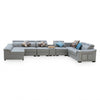 Spacious Brooklyn Cinema Corner Couch with decorative pillows, ideal for home entertainment and family gatherings.