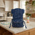 Adjustable Baby Carrier featuring a navy design, padded sections, adjustable straps, and spacious front pocket.