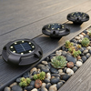 4PCS Outdoor Solar Light RGB Light