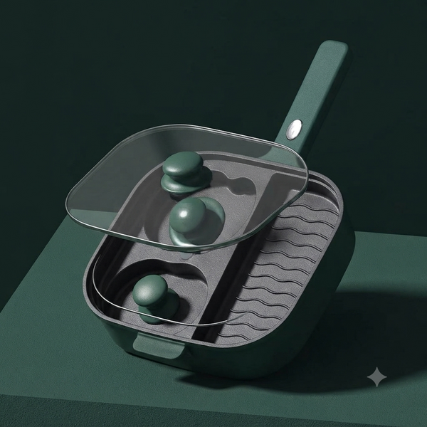 3 In 1 Non-Stick Frying Pan