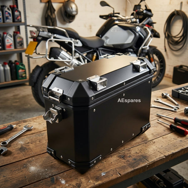 38L Motorcycle Aluminum Alloy Top Box Tail Case