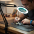Adjustable Folding Led Desk Lamp Magnifier