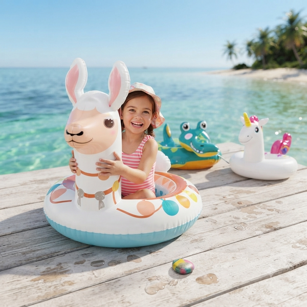 Inflatable Baby Animal Cartoon Swim Ring