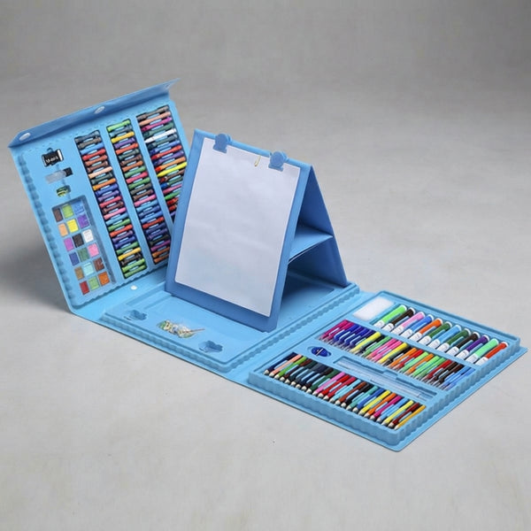 Childrens 208 Pieces Painting Brush Set With Drawing Board