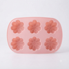 6-Cavity Silicone Flower Baking Tray