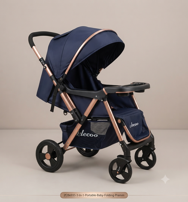 3 In 1 Portable Baby Folding Pram