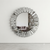 Round Smoked Glass Decorative Wall Mirror