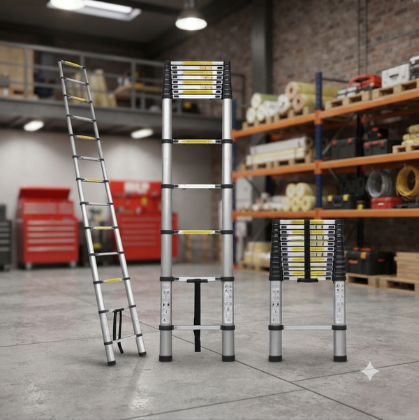 2.6M Telescopic Aluminum Ladder