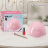 Portable Nail Gel Curing Lamp With Nail Polish Dryer