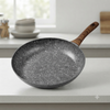 Black Aluminum Non-Stick Frying Pan - 20 cm