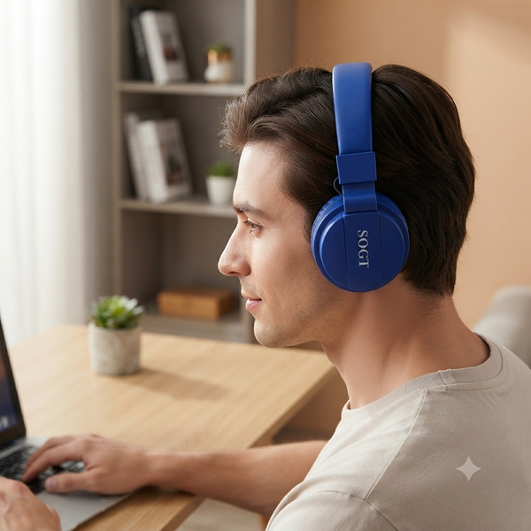 Foldable Wireless Bluetooth Headphones