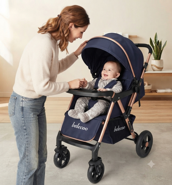3 In 1 Portable Baby Folding Pram