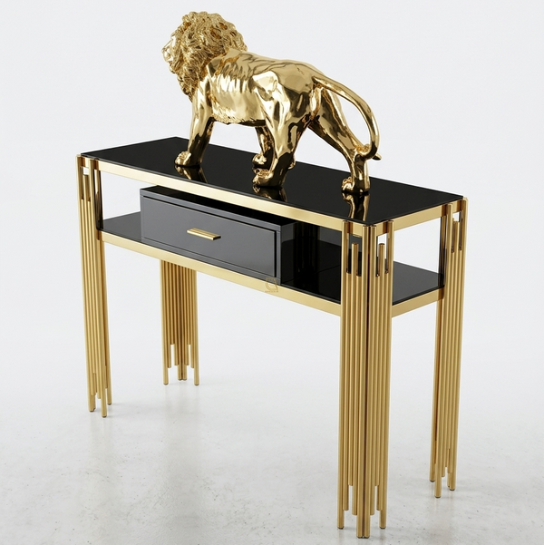 Modern Console Table with Storage