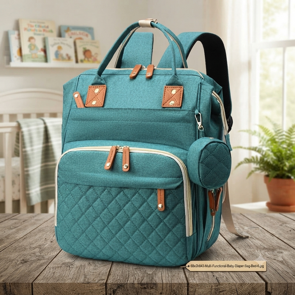 Multi-Functional Baby Diaper Bag & Bed