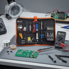16 Piece Soldering Kit With Meter And Stand