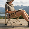 Folding High Back Camping Chair with Carry Bag