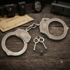 Heavy Duty Police Handcuffs with 2 Keys