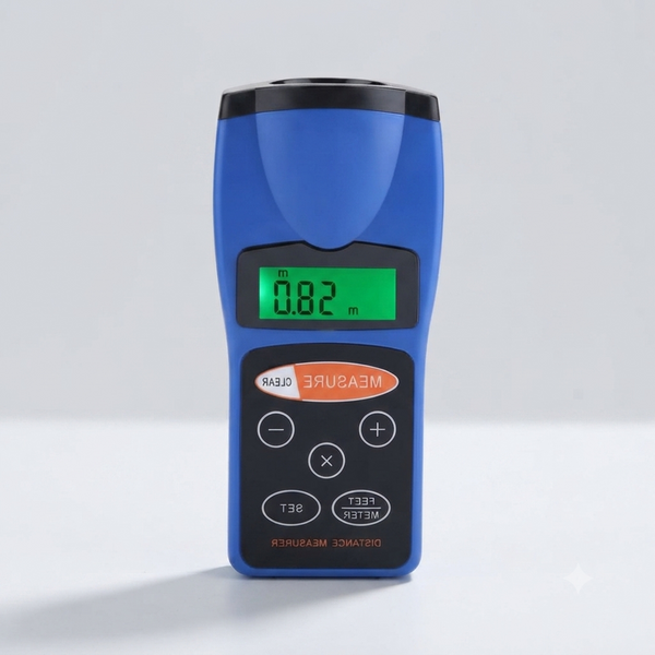 Ultrasonic Distance Measurer Laser Point Range Finder