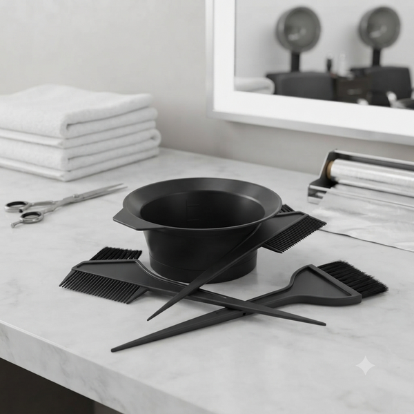 Hair Dye Color Brush and Bowl Set