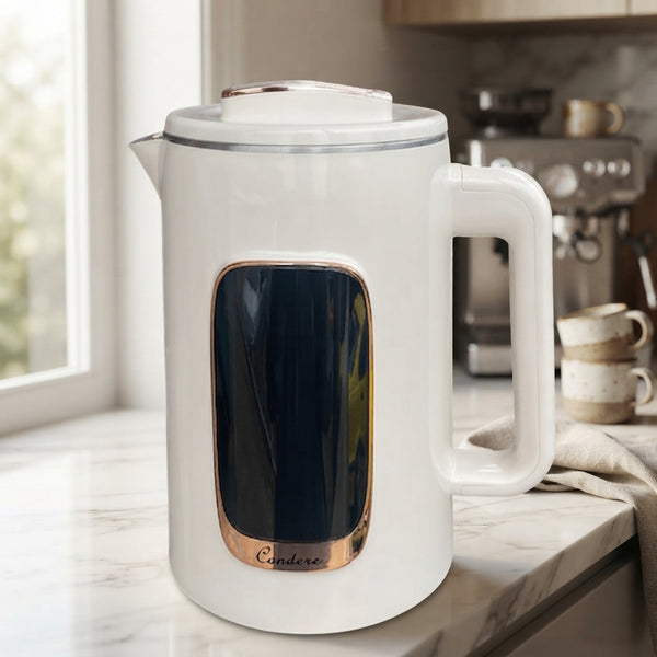 Condere White Plastic 1.8 L Kettle