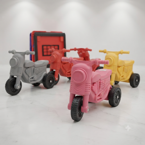 Kids 3-Wheel Ride-On Motorcycle Toy