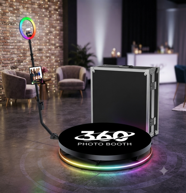 360 Rotating Selfie Photo Booth Machine