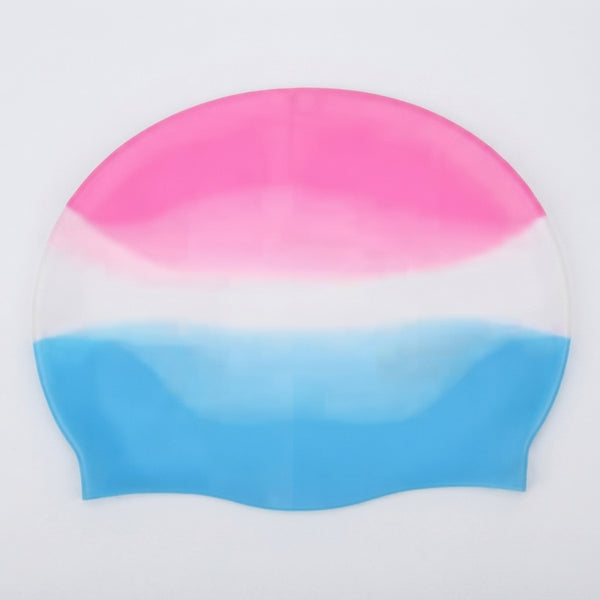 Multi-Coloured Silicone Swim Cap