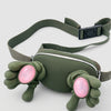 Monster Design Belt Bag featuring a playful creature-inspired design with adjustable strap and zippered compartment.