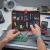 16 Piece Soldering Kit With Meter And Stand