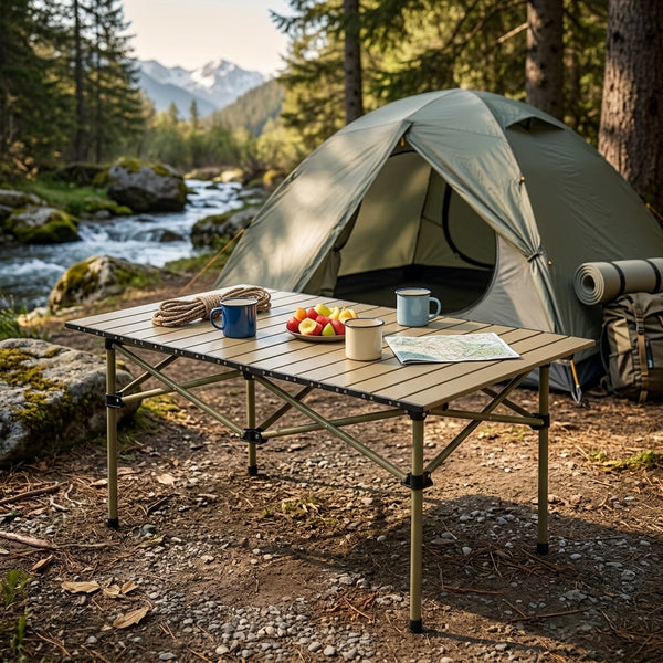 Portable Camping Table-Wooden