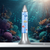 Large Magma Fish Rocket Lamp