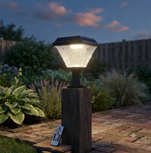 Remote Controlled Solar Powered Garden Light