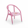 Cartoon Design Baby Chair with Metal Backrest Frame