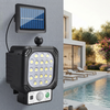 Super Bright Sensor Street Lamp With Solar Panel