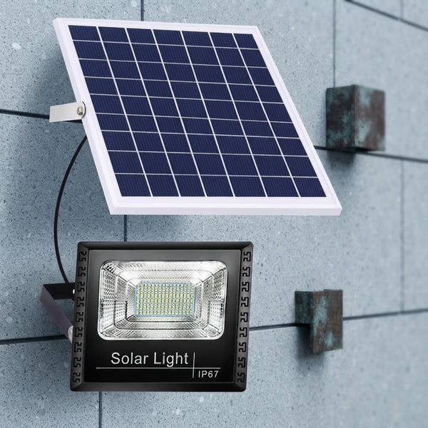 100W Solar Panel and Flood Light