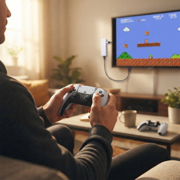 2.4G Wireless 4K HD Game Console with Game Stick