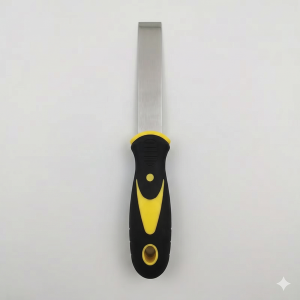 Stainless Steel Professional Paint Scraper featuring a durable handle for effective paint removal.