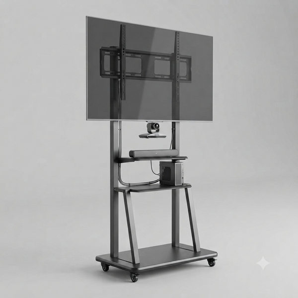 32''- 70'' Mobile Floor TV Mount Stand with Wheels