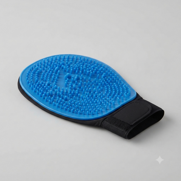 Deep Cleaning Pet Brush Glove with Hose