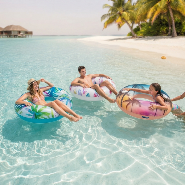 Tropical Circular Float Swim Ring