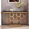 Golden Honeycomb Console