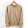 Unisex Oversized Blank Hoodies in beige color displayed on a hanger for casual wear.