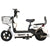 48V Electric City Bike for Adults with basket and comfortable seat for urban commuting.