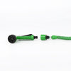 75ft Lightweight Flexible Expandable Car Wash Water Hose with adjustable nozzle, showcasing its flexibility and design.