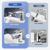 Comparison of 1080 Degrees Rotating Kitchen Water Saving Faucet features with other faucet types.