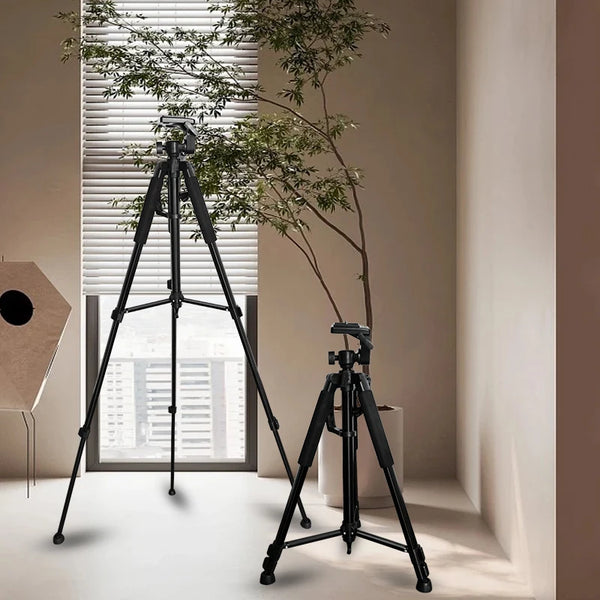 Portable Tripod Stand With Phone Holder