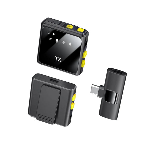 Wireless Lavalier Microphone with Auto Noise Reduction