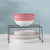 Single Layer Kitchen Metal Shelf Organizer with stacked plates and bowls for easy kitchen organization.