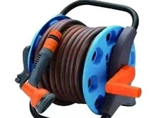 Durable Garden Irrigation Hose Reel with Hose for organized and efficient garden watering.